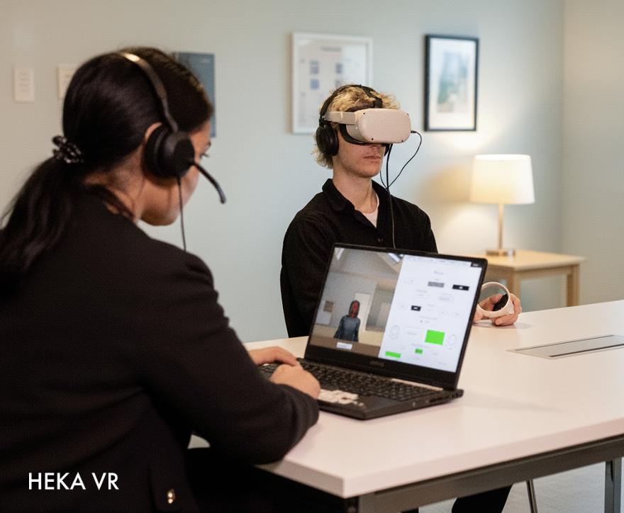 Heka VR_In therapy setup